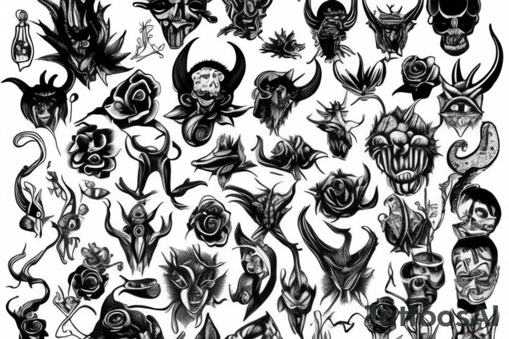 Devil tattoo idea