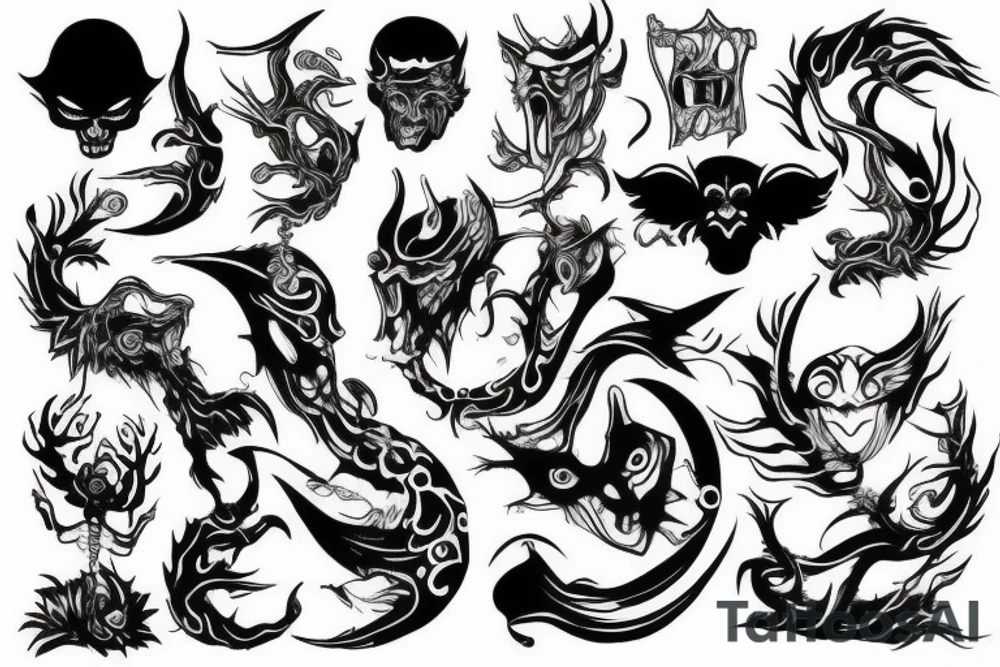 Devil tattoo idea