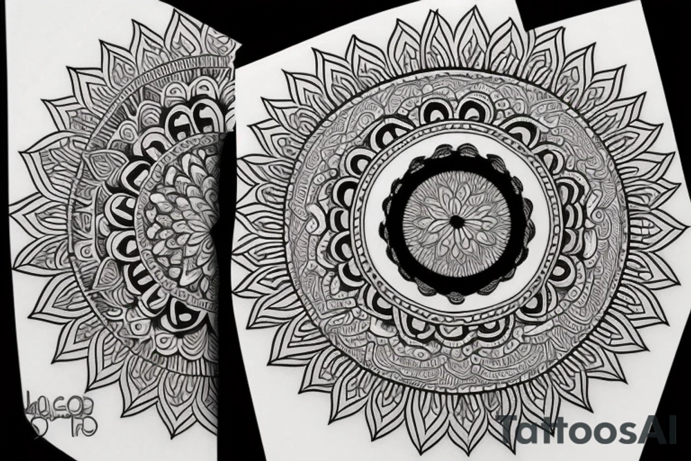 Mandala tattoo idea
