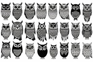 Owl tattoo idea