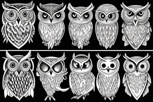 Owl tattoo idea