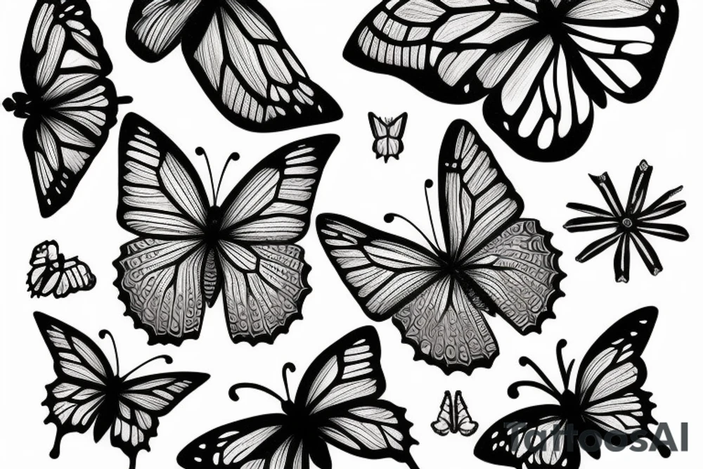 Butterfly tattoo idea