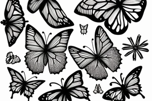 Butterfly tattoo idea
