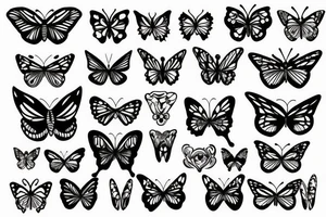 Butterfly tattoo idea