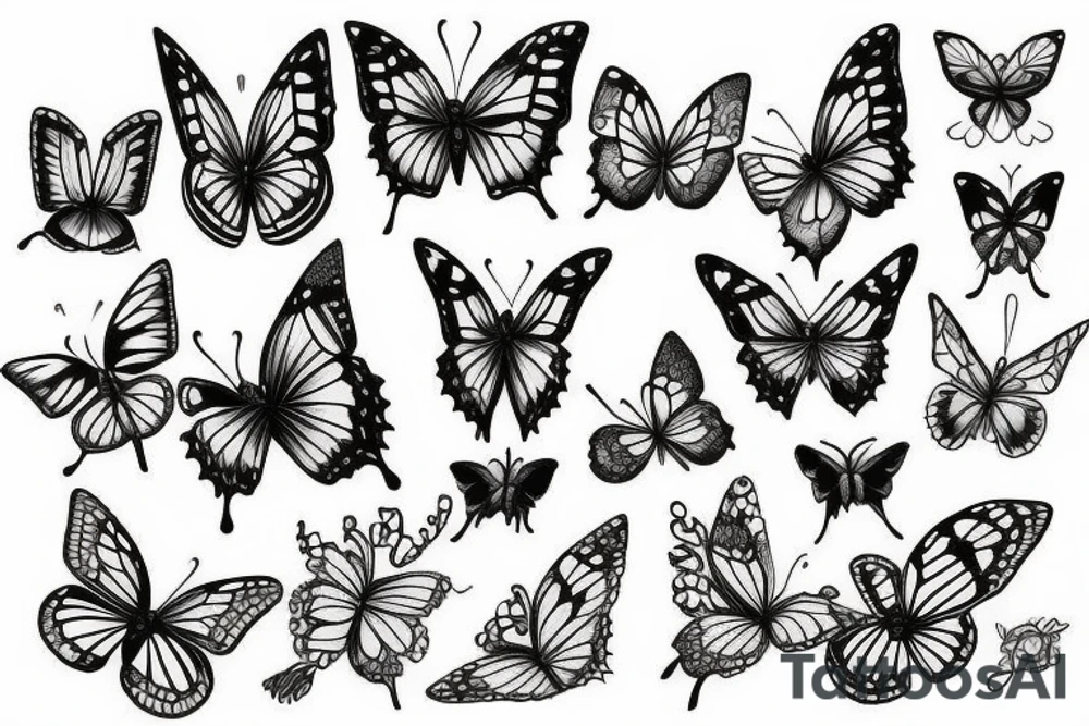 Butterfly tattoo idea