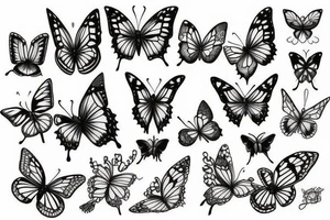 Butterfly tattoo idea