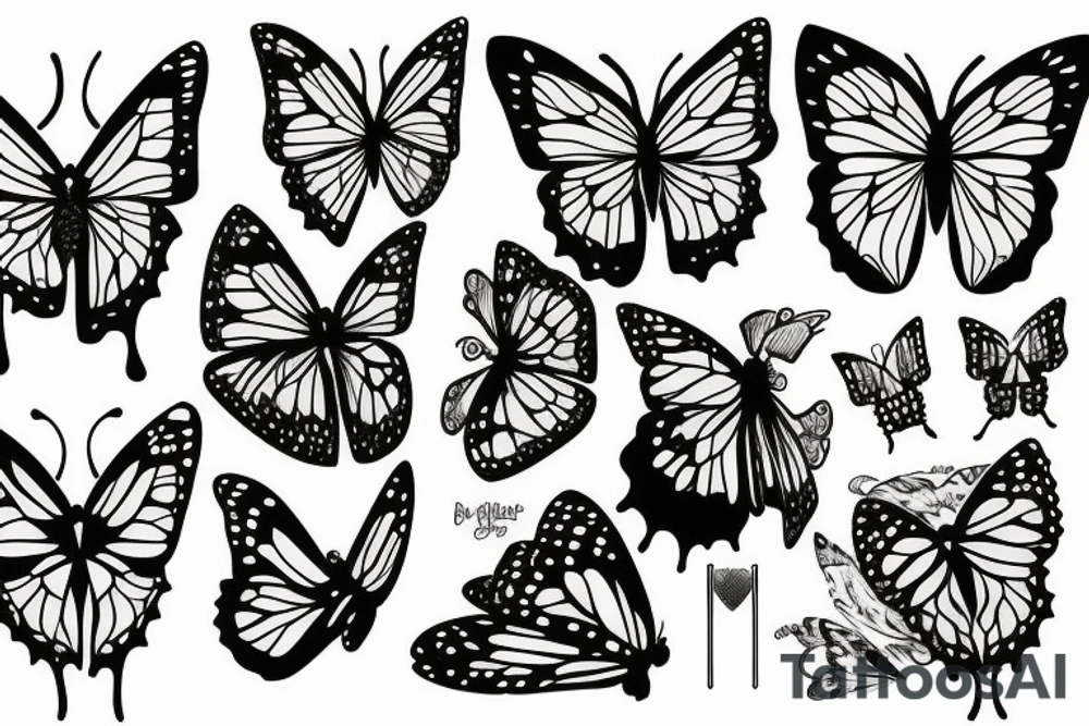 Butterfly tattoo idea