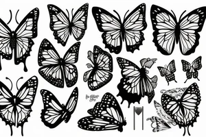 Butterfly tattoo idea