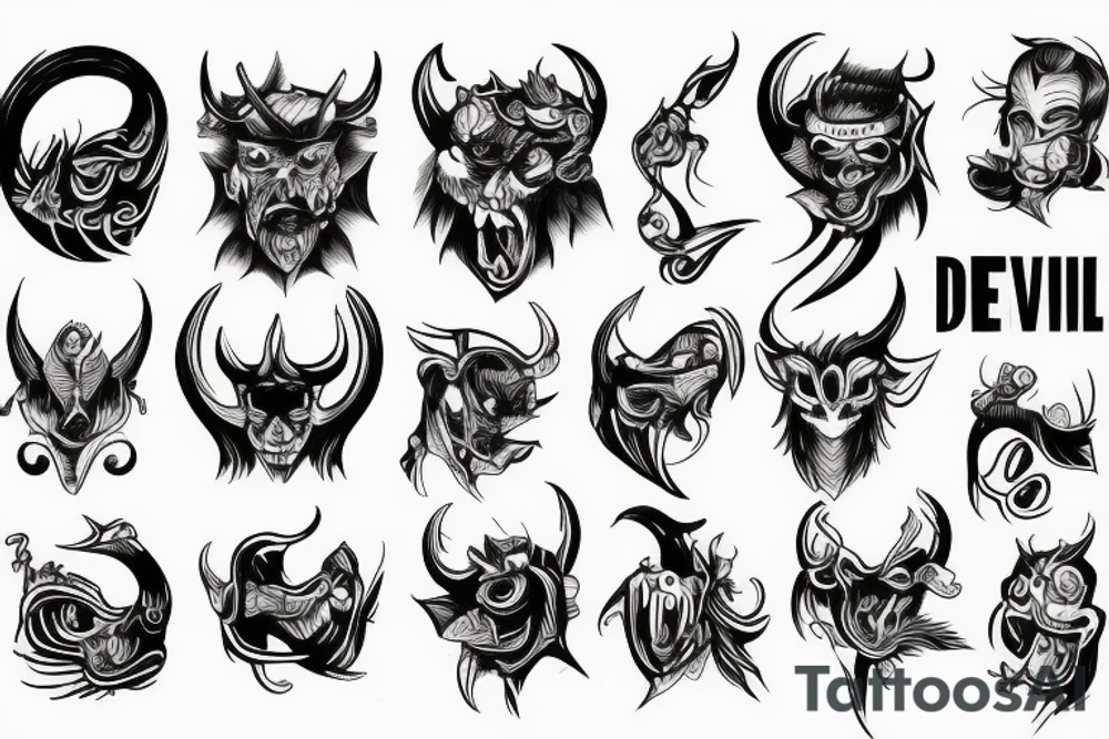 Devil tattoo idea