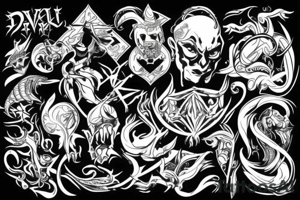 Devil tattoo idea