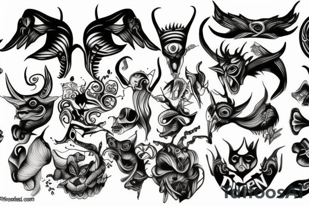 Devil tattoo idea