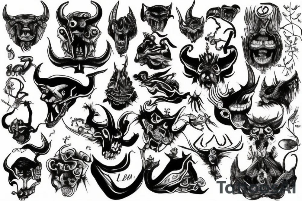 Devil tattoo idea