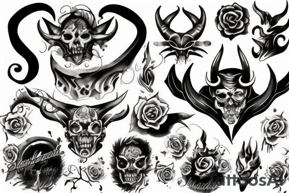 Devil tattoo idea