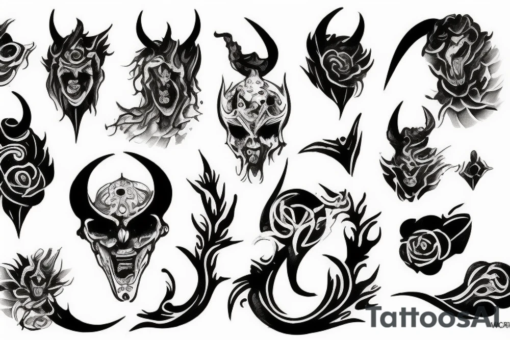 Devil tattoo idea