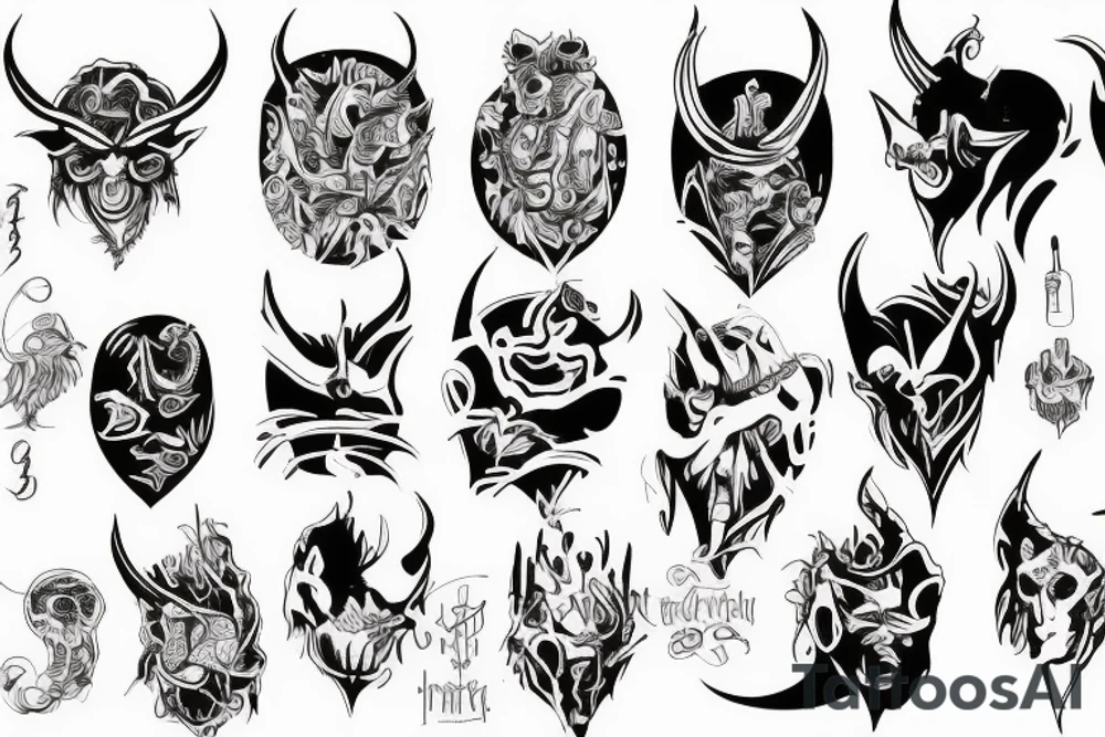 Devil tattoo idea