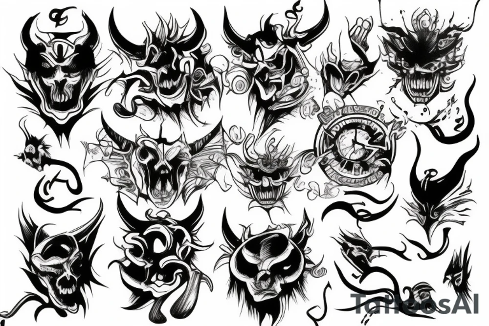 Devil tattoo idea