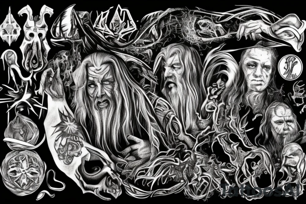 Lord of the rings tattoo idea