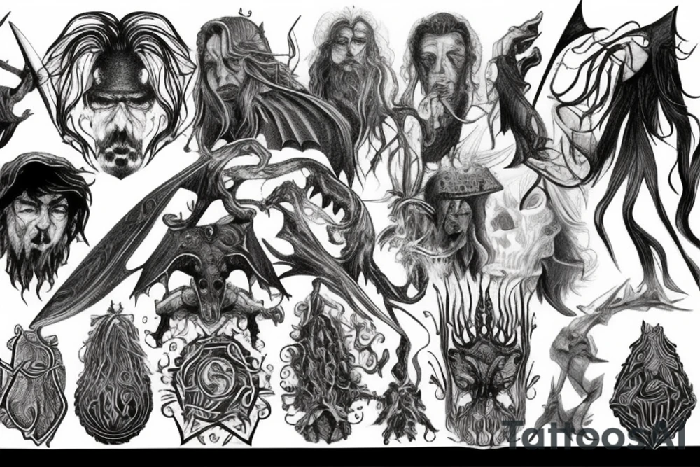 Lord of the rings tattoo idea