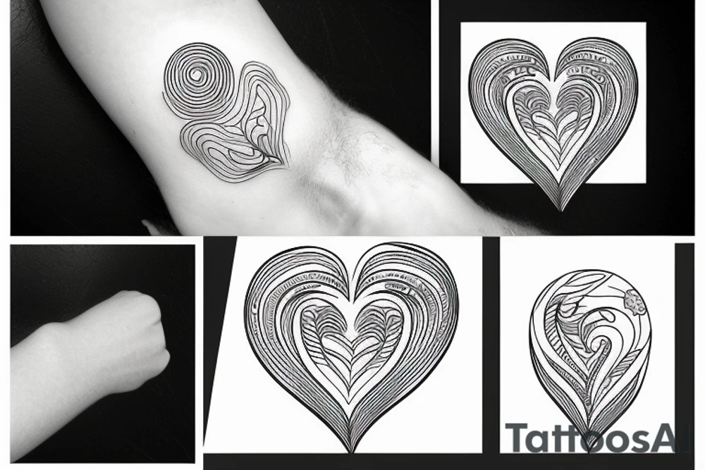heartbeat line tattoo idea