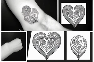 heartbeat line tattoo idea