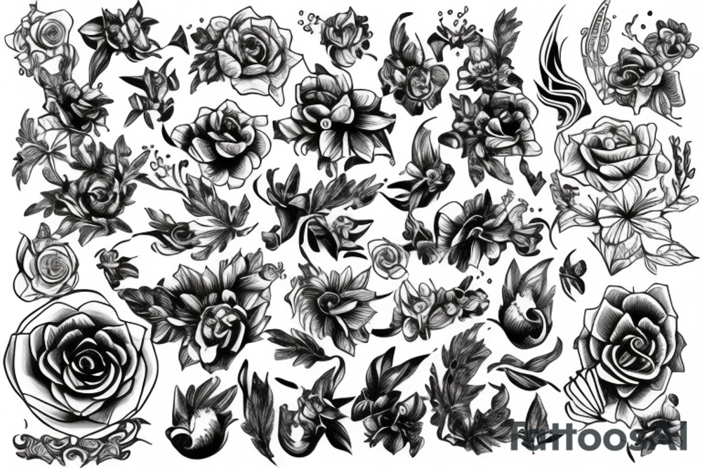 tracing tattoo idea