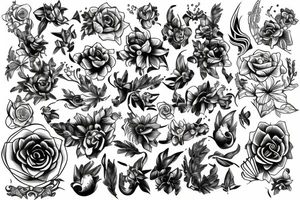 tracing tattoo idea
