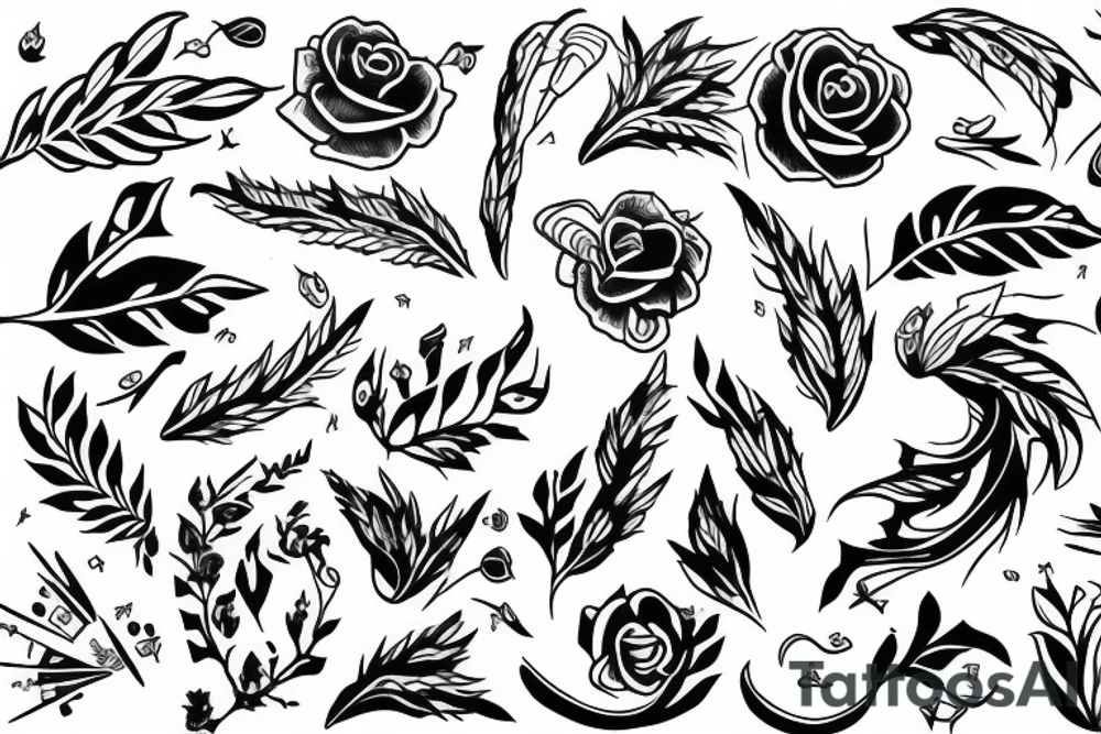tracing tattoo idea
