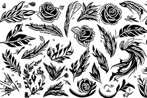 tracing tattoo idea