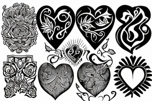 heartline tattoo idea