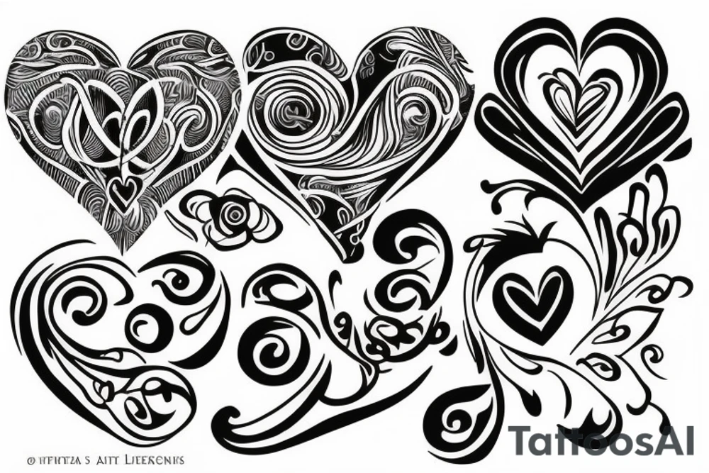 heartline tattoo idea