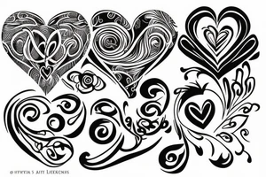 heartline tattoo idea