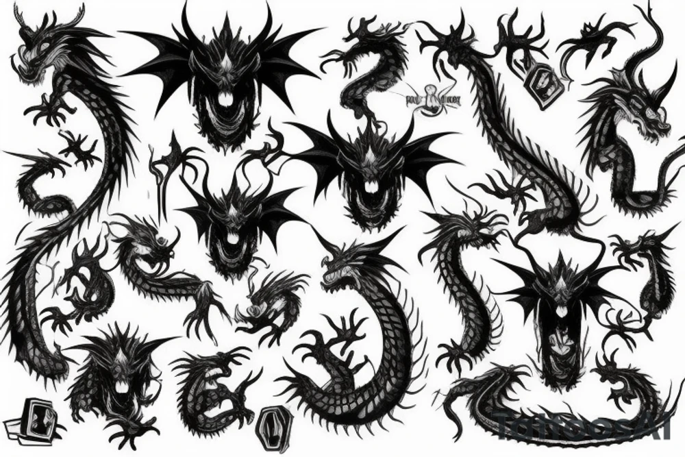 the Dragon tattoo idea