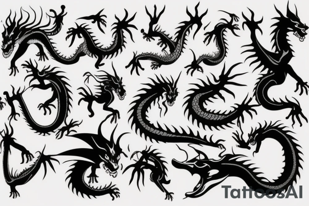 the Dragon tattoo idea