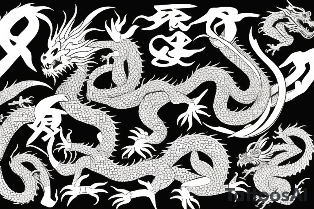 the Dragon tattoo idea