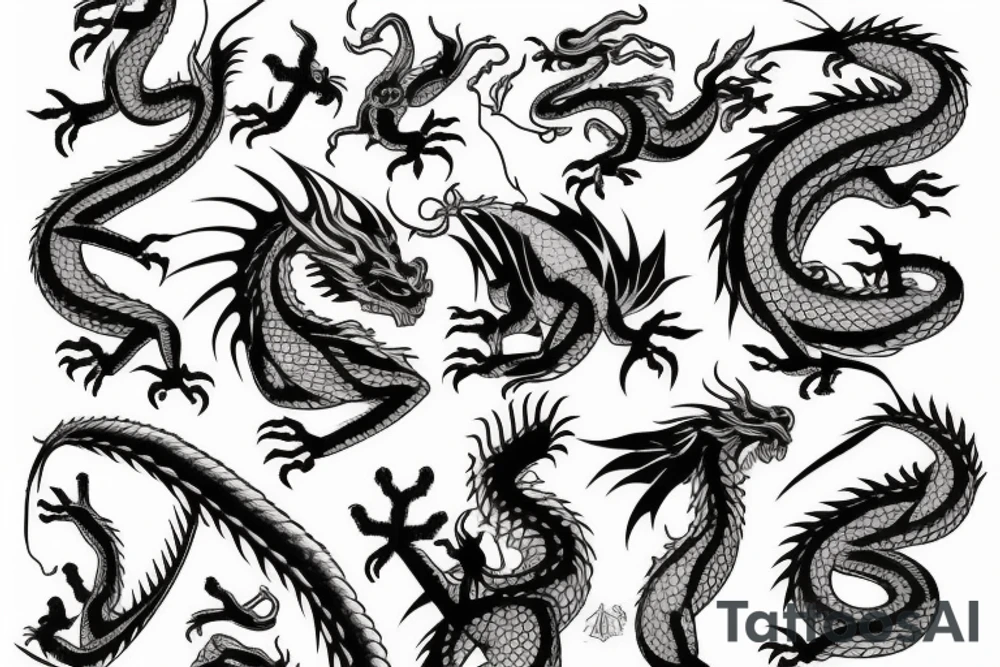 the Dragon tattoo idea