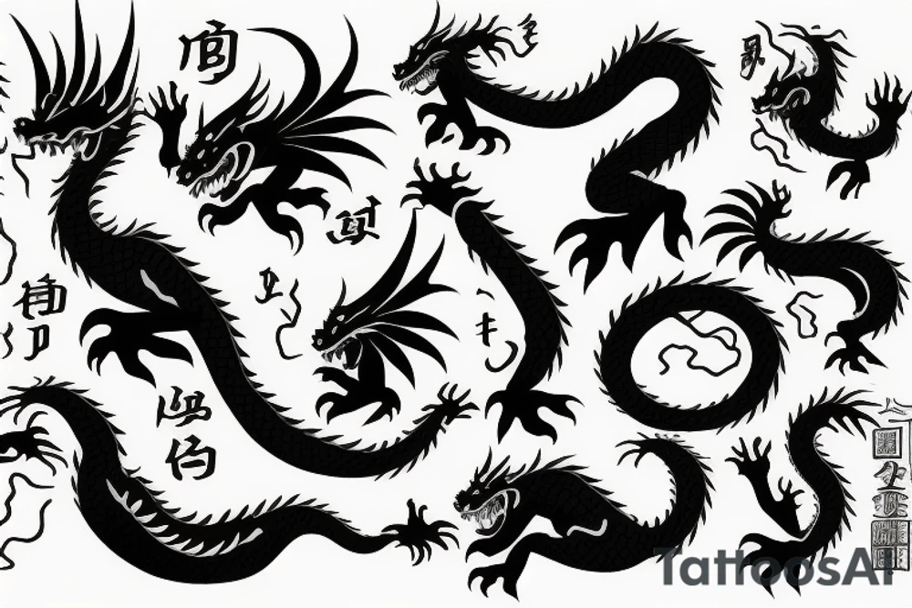 the Dragon tattoo idea