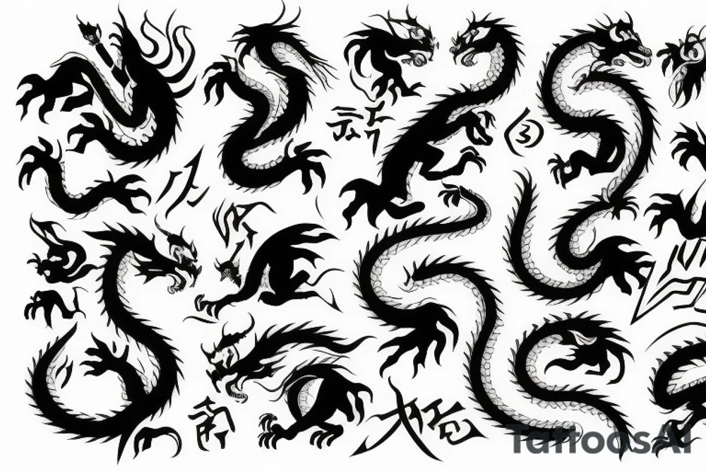 the Dragon tattoo idea