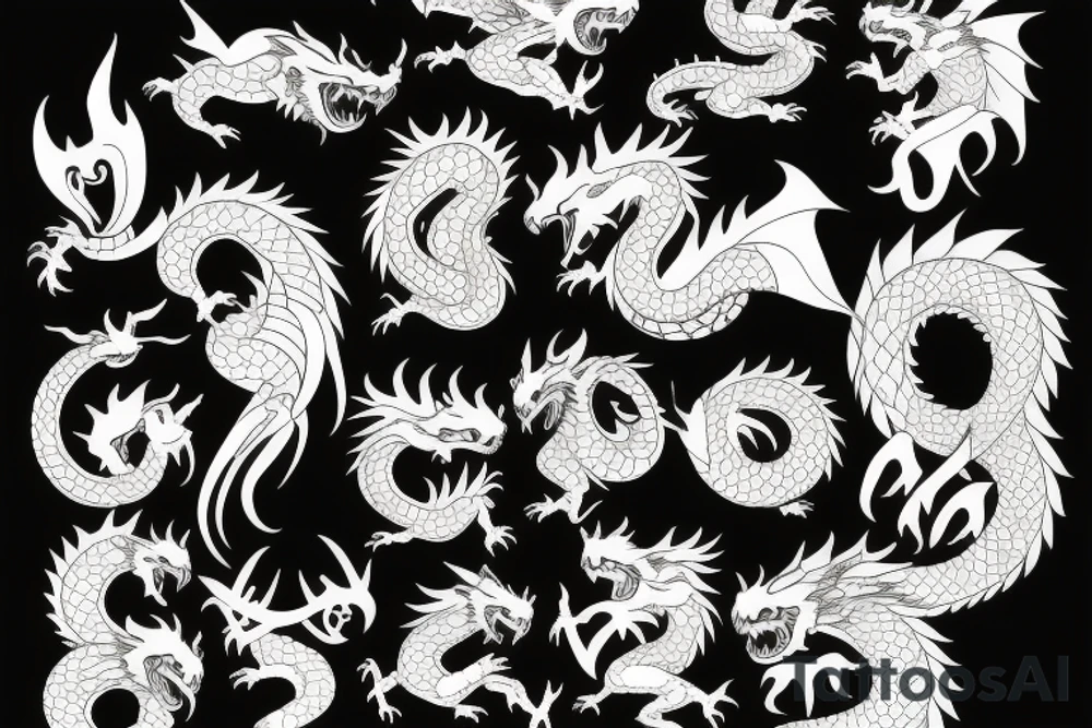 the Dragon tattoo idea