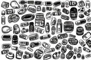 pills tattoo idea