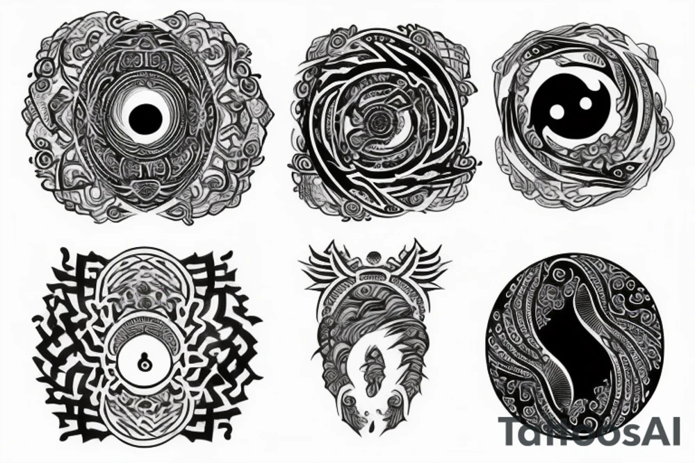 Yin Yang tattoo idea