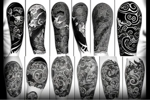 Yin Yang tattoo idea