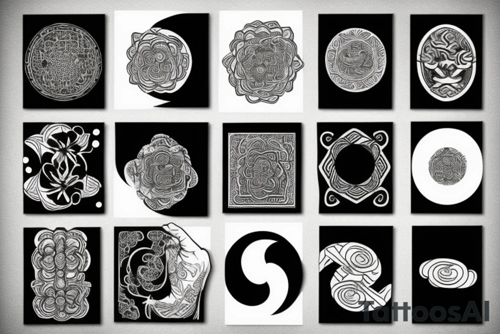 Yin Yang tattoo idea