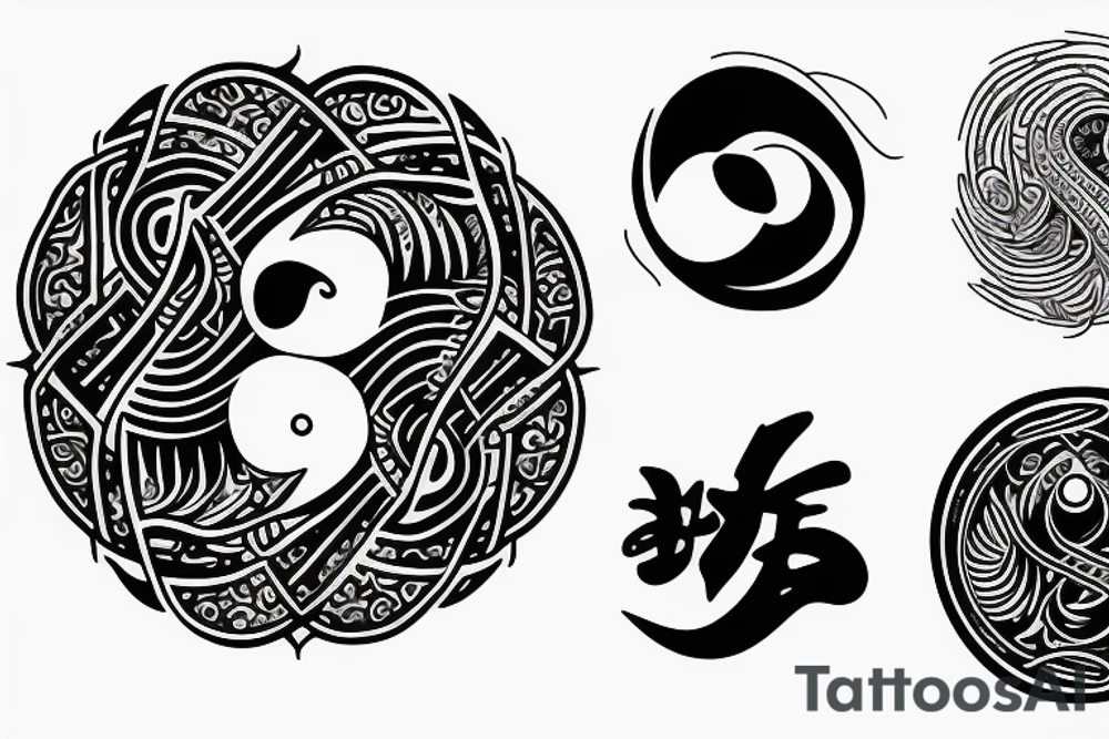 Yin Yang tattoo idea