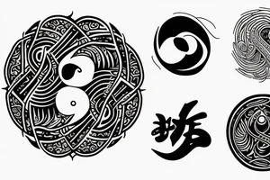 Yin Yang tattoo idea