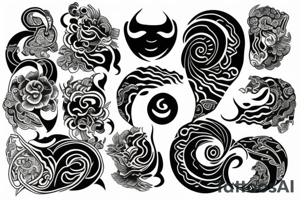 Yin Yang tattoo idea