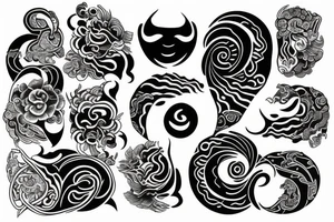 Yin Yang tattoo idea