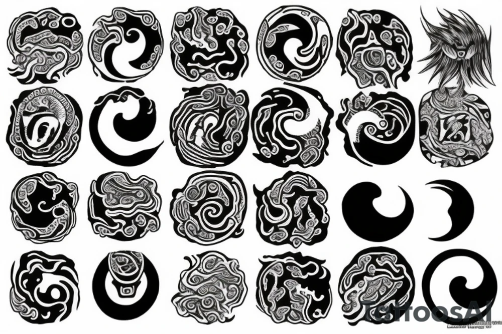 Yin Yang tattoo idea