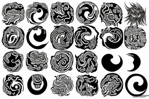 Yin Yang tattoo idea