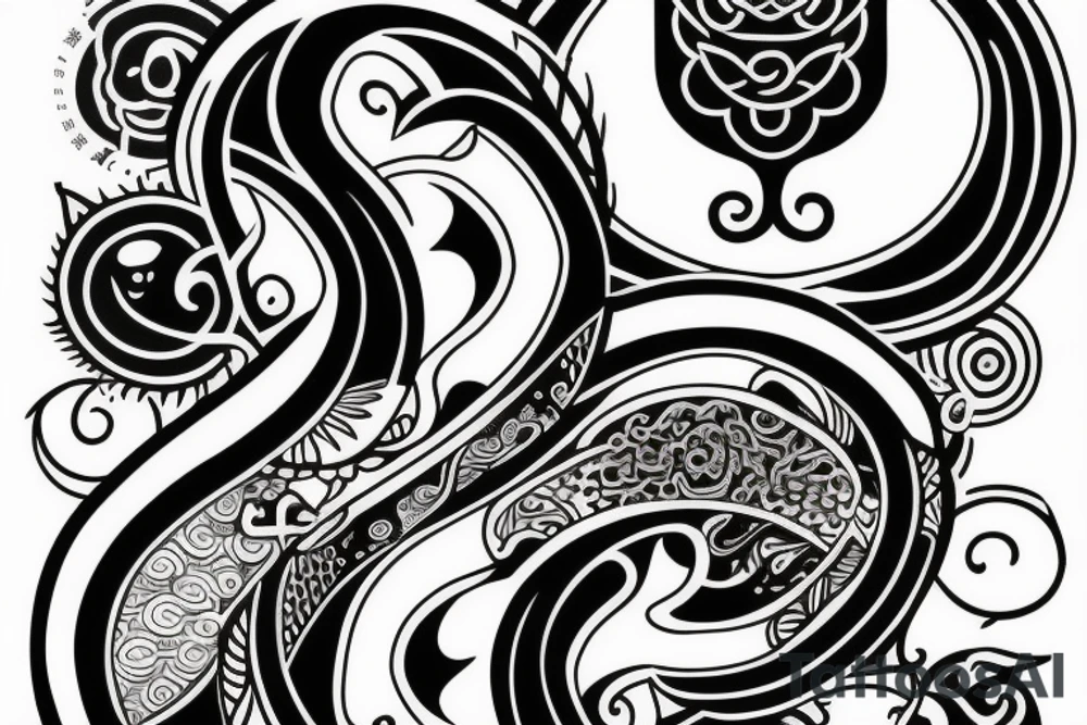 Yin Yang tattoo idea
