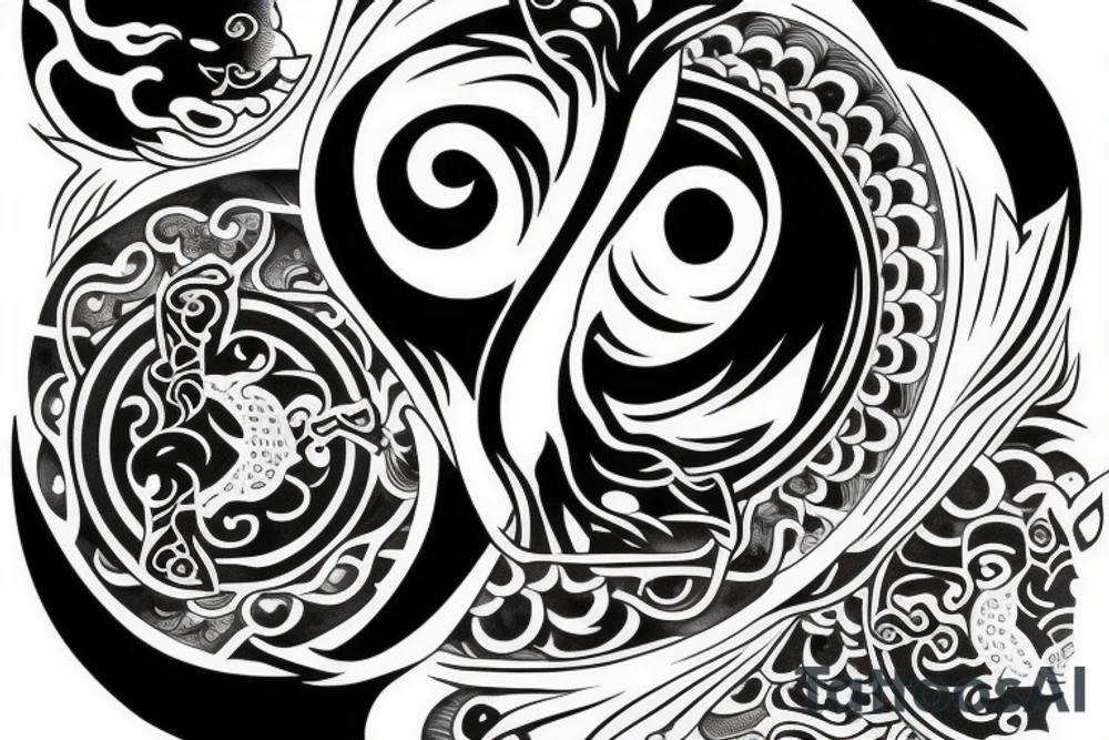 Yin Yang tattoo idea
